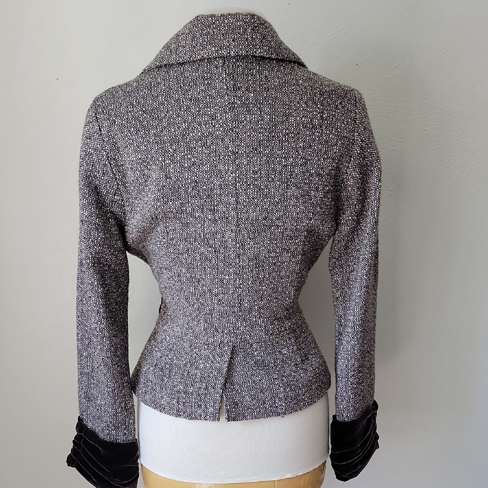 Nougat London Wool Silk Tweed Jacket - Picture 6 of 16